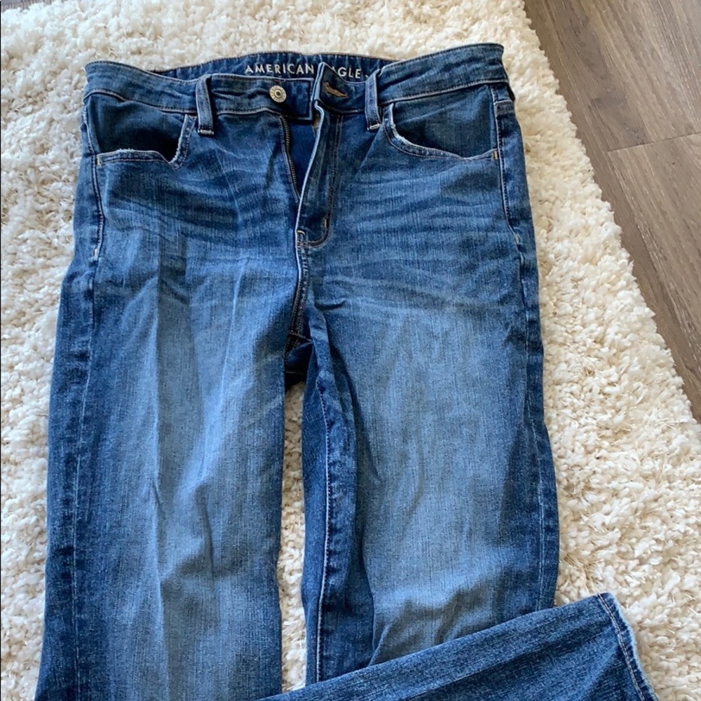 american eagle super high rise jegging